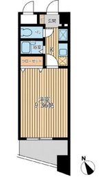 アブレスト西日暮里 505 間取り図