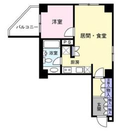 東高代々木ペアシティ 5階 間取り図