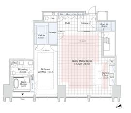 ラ・トゥール新宿グランド 4004 間取り図