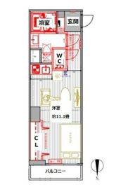 アルテール新御徒町 603 間取り図