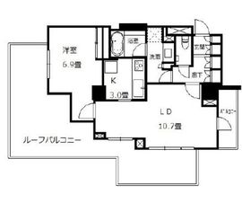 パークハウス中野アーバンス 8階 間取り図