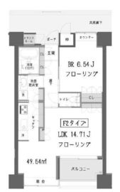 ガーデン蒲田 806 間取り図