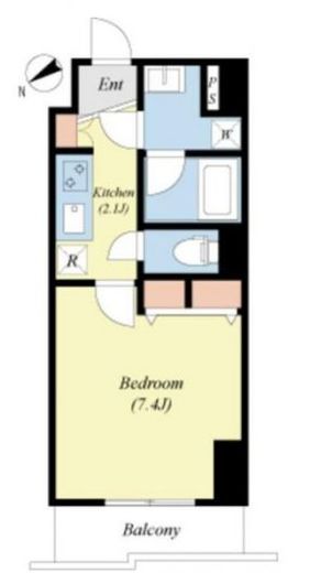 スカイコートグランデ清澄白河 5階 間取り図