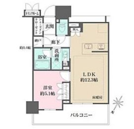 ブリリアタワー有明ミッドクロス 31階 間取り図