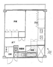 広尾ハイツ 302 間取り図