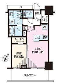 ルフォン ザ・タワー大塚 4階 間取り図