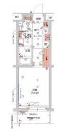 ハーモニーレジデンス新宿ザノース 110 間取り図