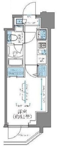 レジディア南品川プレイス 1106 間取り図