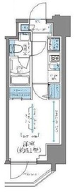 レジディア南品川プレイス 1106 間取り図