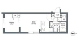 エルファーロ代々木上原Ⅱ 104 間取り図