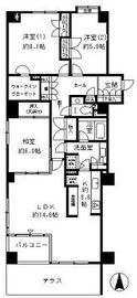 パークサイド・ウイングス 106 間取り図