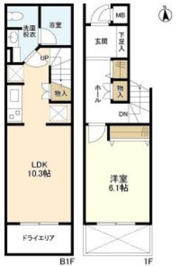 ストーリア等々力 119 間取り図