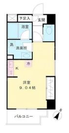 サウサリート高輪 106 間取り図