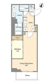 プラート宮坂 601 間取り図