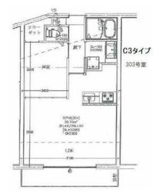 東が丘ガーデンズ 303 間取り図