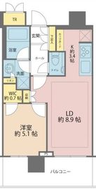 パークシティ武蔵小山ザタワー 9階 間取り図