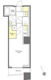 プライムメゾン大塚 1508 間取り図