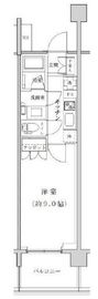 リビオ東中野ヒルトップ 3階 間取り図