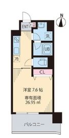 ソルジェンテ中野 505 間取り図