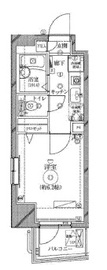 リクレイシア西麻布 1-1101 間取り図