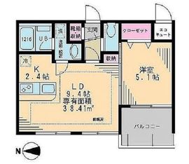 イーストポイント中野 405 間取り図