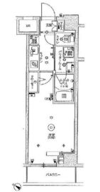 スカイコート渋谷神山町 6階 間取り図