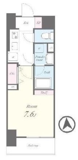 コンフォレスト中延 502 間取り図