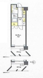 プライムメゾン浅草イースト 704 間取り図