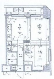 東京蒲田スクエアタワー 18階 間取り図