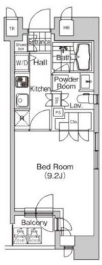 プライムアーバン池袋 301 間取り図