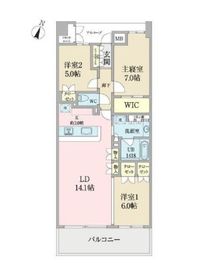 ニューライズシティ東京ベイハイライズ 15階 間取り図