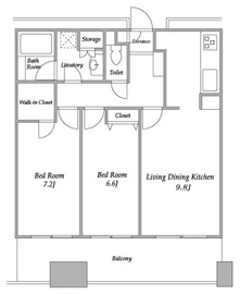 ラグジュアリーレジデンス新宿 4202 間取り図