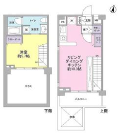 サンピエス桜新町 103 間取り図