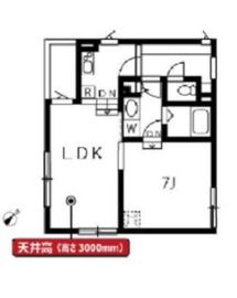 ミオテゾーロ千石 101 間取り図