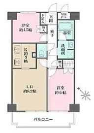 藤和シティホームズ新宿余丁町 2階 間取り図