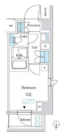 パークアクシス錦糸町スタイルズ 606 間取り図