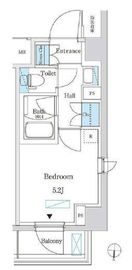 パークアクシス錦糸町スタイルズ 306 間取り図
