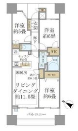 ブリリア大島小松川公園 13階 間取り図