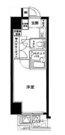 メインステージ西麻布 5階 間取り図