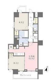 パークハウス牛込神楽坂 2階 間取り図