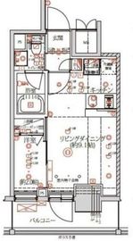 QUALITAS日本橋浜町 (クオリタス日本橋浜町) 504 間取り図