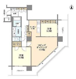 豊洲シエルタワー 28階 間取り図