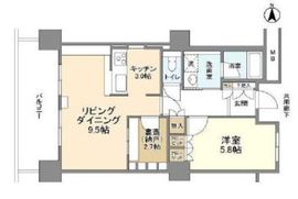 豊洲シエルタワー 8階 間取り図