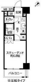 グランスイート銀座レスティモナーク 2階 間取り図