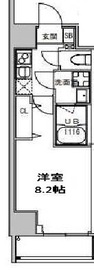 S-RESIDENCE押上Clair (エスレジデンス押上クレール) 201 間取り図