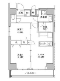 S-RESIDENCE押上Clair (エスレジデンス押上クレール) 1001 間取り図