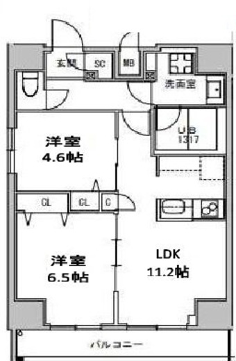 S-RESIDENCE押上Clair (エスレジデンス押上クレール) 1201 間取り図