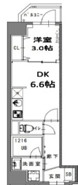 S-RESIDENCE菊川rivie (エスレジデンス菊川リヴィエ) 704 間取り図