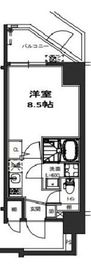 S-RESIDENCE駒込六義園 (エスレジデンス駒込六義園) 101 間取り図