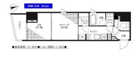 パークリュクス新宿御苑前mono 5階 間取り図